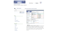 Desktop Screenshot of getproginfo.com